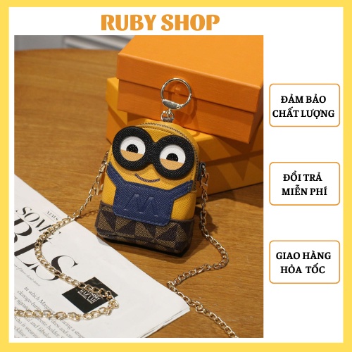 Túi Đeo Chéo Túi Móc Khóa Minion Full Hộp Trẻ Trung Năng Động Msp01 - Ruby Shop