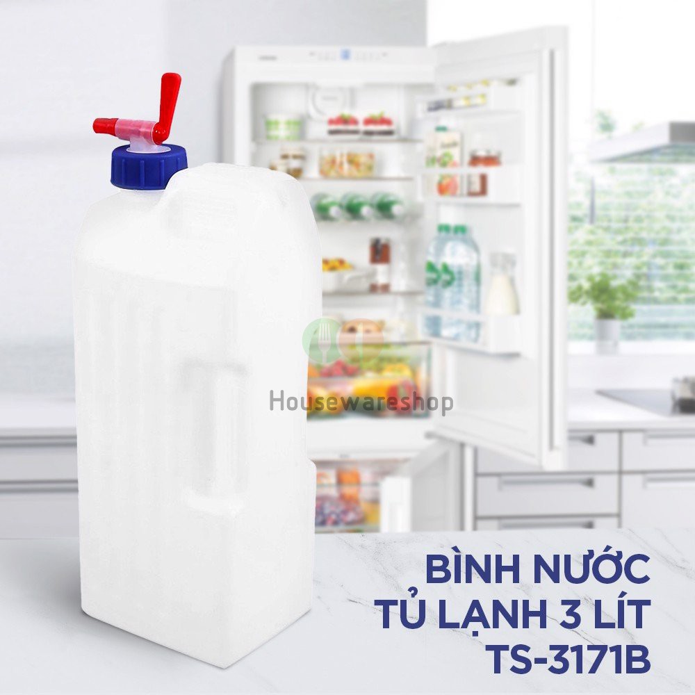 Bình đựng nước tủ lạnh-dung tích 3 lít có van tiện dụng Tashuan-3171B