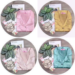 Đồ Bộ Pijama Lụa Bèo TNQD ( FreeSize 40kg-60kg)