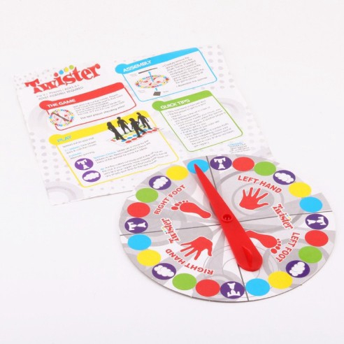 Twister Game Bộ đồ chơi thảm chọn màu Twister mang lại bầu không khí vui nhộn
