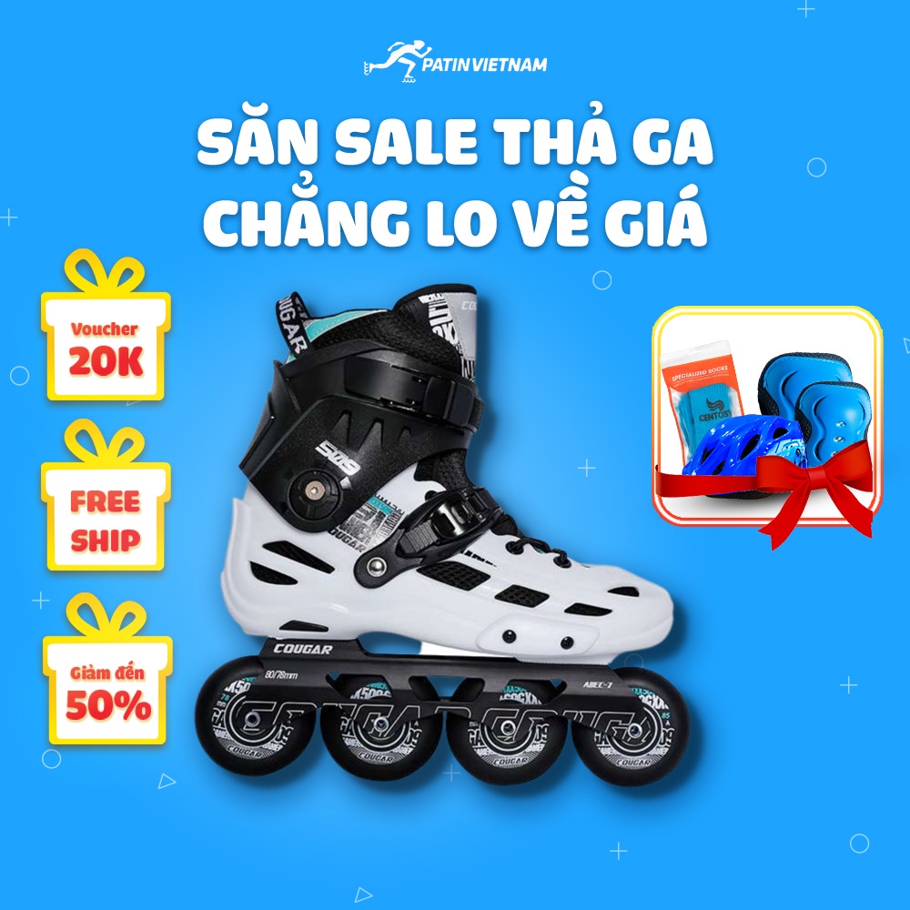 Giày patin Cougar MZS 509C, giày patin chính hãng