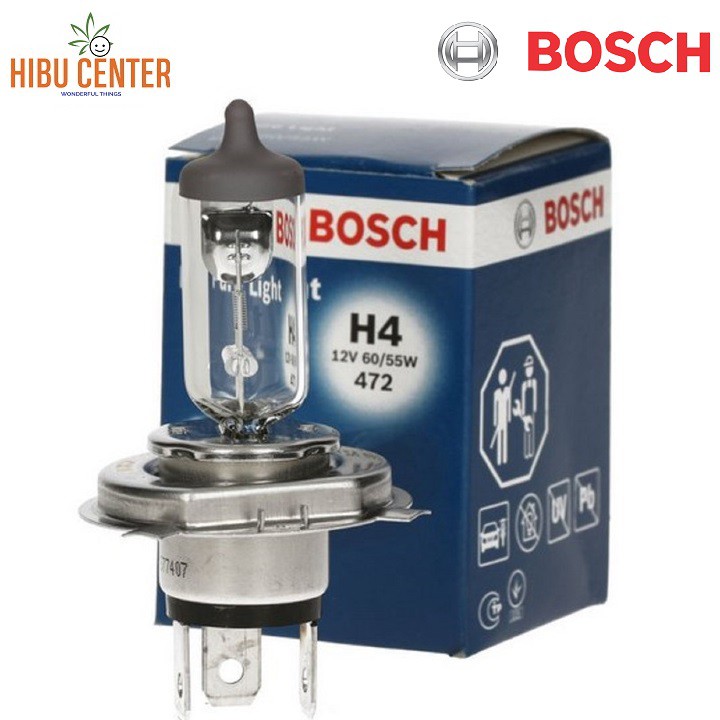 Bộ 2 Bóng Đèn BOSCH H4 12V