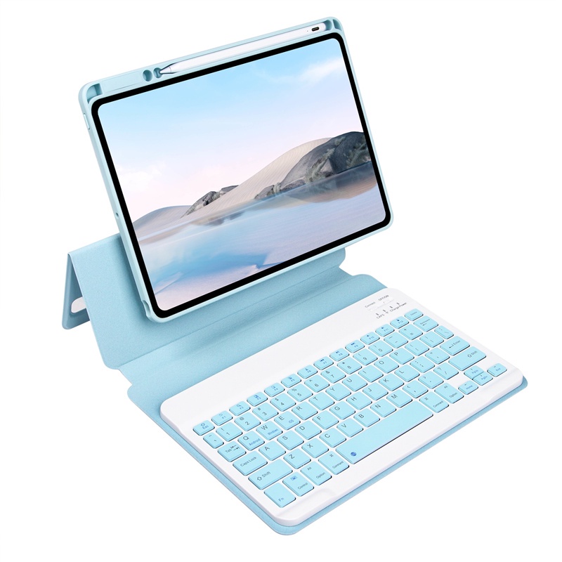 Xumu Split Magnetic Wireless Bluetooth Keyboard Protection Case for iPad Pro 11 7th 8th 9th Generation 10.2 Air 3 10.5 Air 4th 5th gen 10.9 inch Detachable Swivel Holder PU Leather Hard PC Back Cover With Pen Slot