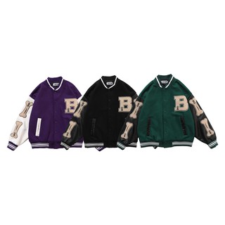 Áo khoác Bomber Made Extreme Bone Varsity