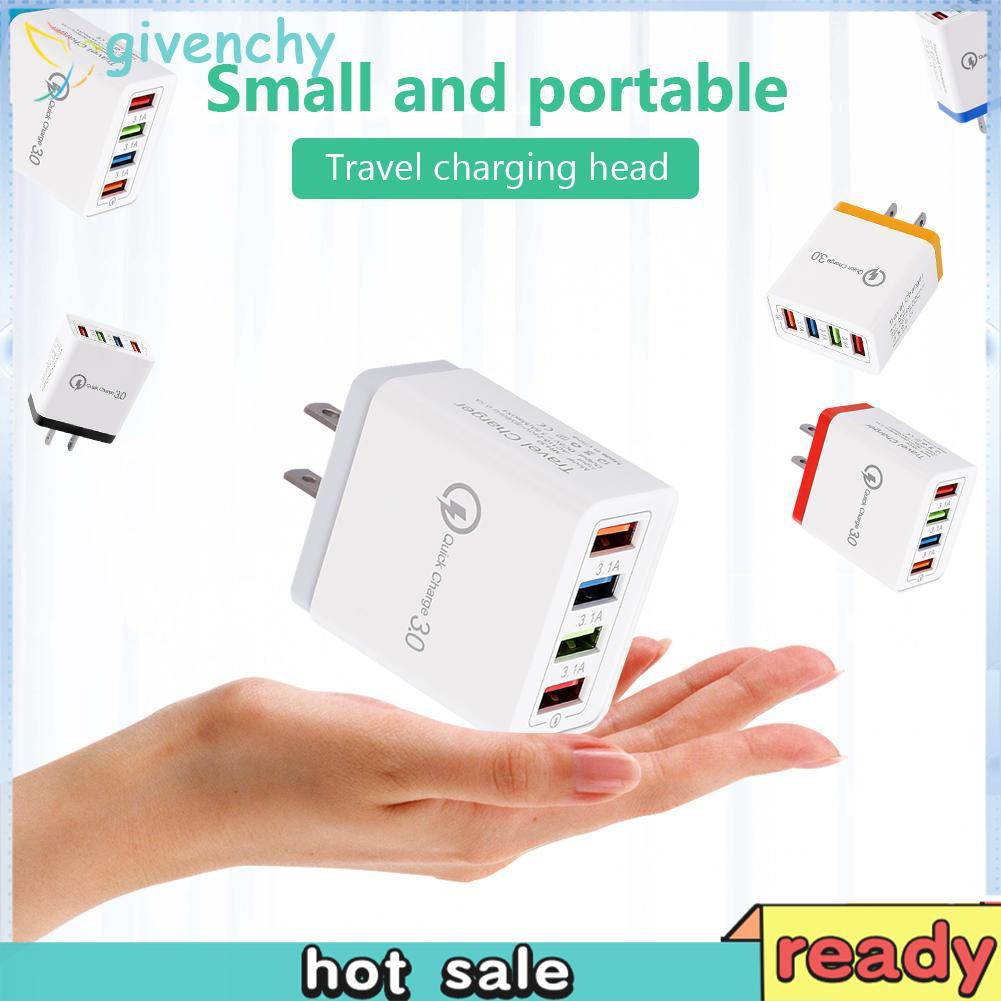 Củ Sạc Nhanh Với 4 Cổng Usb