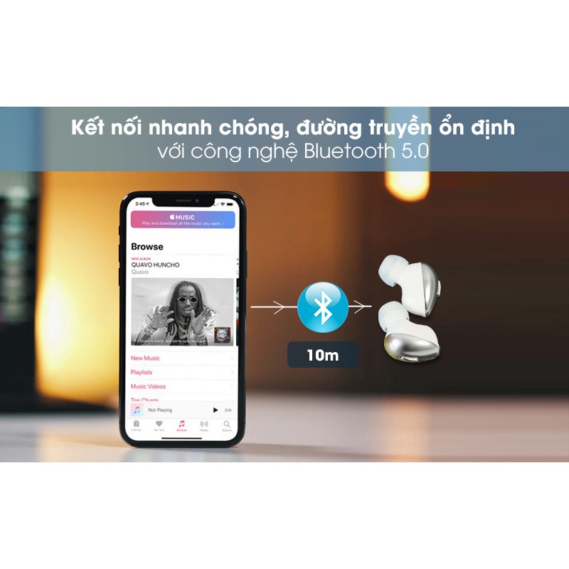 Tai nghe Bluetooth True Wireless Mozard Q8