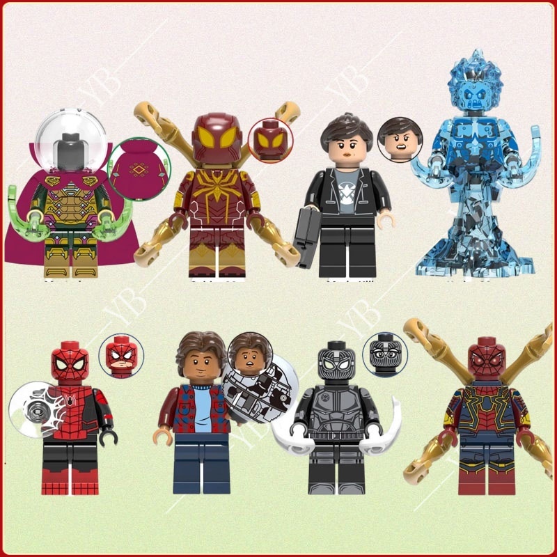 Mô Hình Đồ Chơi Lắp Ráp Lego Nhân Vật Người Nhện Marvel nano Thu Nhỏ