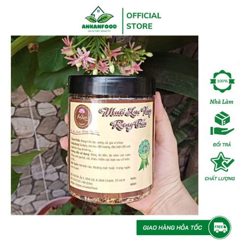 Muối lạc, vừng rong biển, Hộp 400g AnKanFood, chuẩn vị trung.