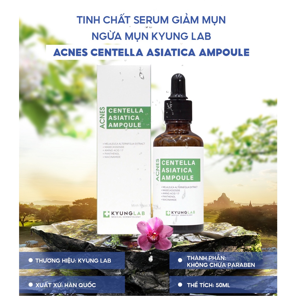 Tinh chất serum giảm mụn, ngừa mụn KyungLab Acnes Centella Asiatica Ampoule 50ML