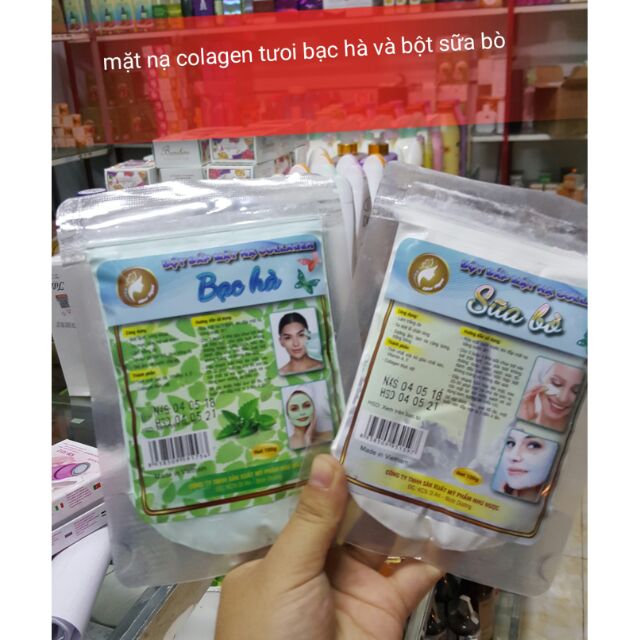Bột đắp mặt nạ colagen