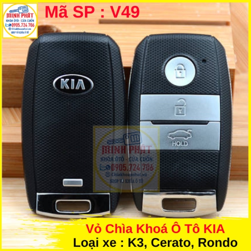 Vỏ Chìa Khoá Kia K3, Cerato, Rondo, Optima