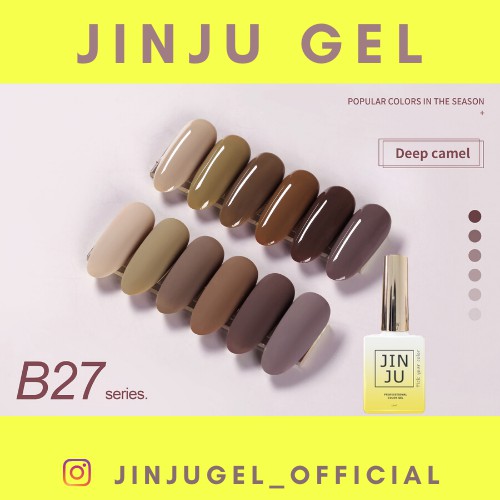 Sơn gel JINJU mã B27 chai 15ml chính hãng