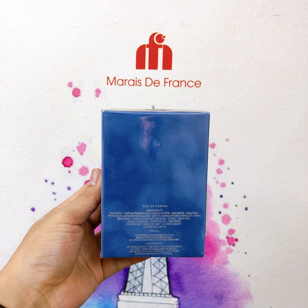 [chính hãng]Nước Hoa Nam Dolce &amp; Gabbana Light Blue Eau Intense Pour Homme 100ml