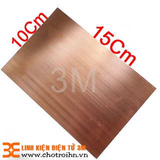 Phíp Đồng Thủy Tinh 2 Mặt 10x15Cm Dày 1.6mm