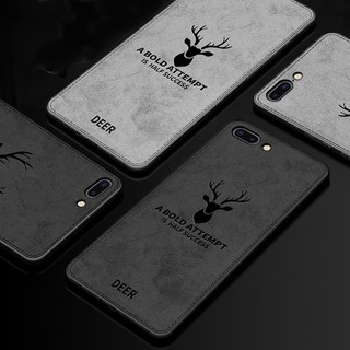 Ốp Iphone Deer Dập Nổi Logo Đầu Hươu
