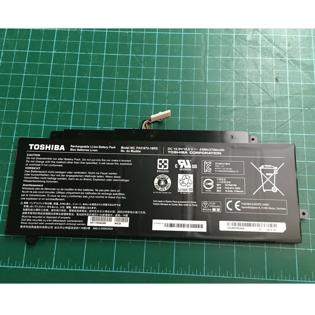 Pin Laptop TOSHIBA PA5187 (ZIN) - 6 CELL - Satellite Click L35W P50W P55W