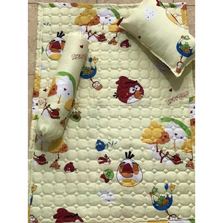 Bộ Chăn Gối Cho Bé Bộ 5 Món- chim vàng