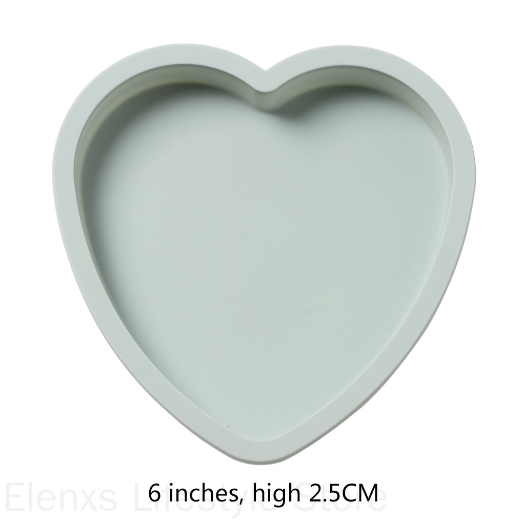 Khuôn Silicone Nướng Bánh Tạo Hình Trái Tim Độc Đáo