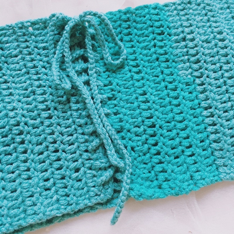 Croptop Len - Bralette Len - Bikini Len Móc - xanhlanhes