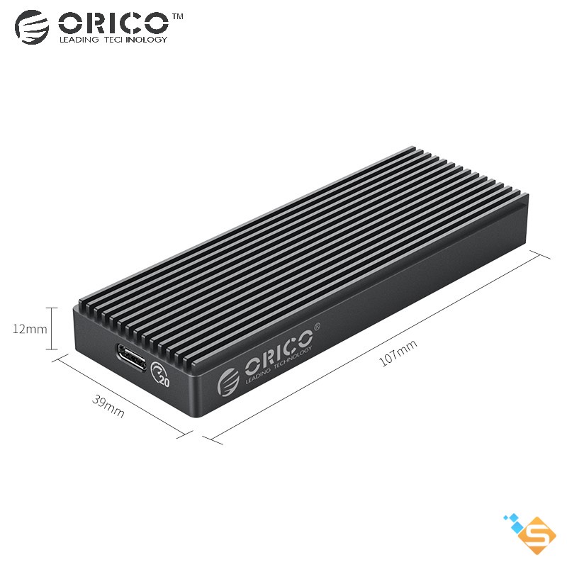 Hộp Đựng Ổ Cứng ORICO M2PAC3-G20 USB3.2 20Gbps M.2 NVMe SSD - Bảo Hành Chính Hãng 1 Năm