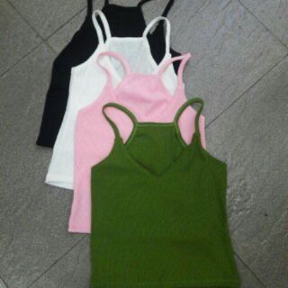 Áo croptop sát nách cổ yếm