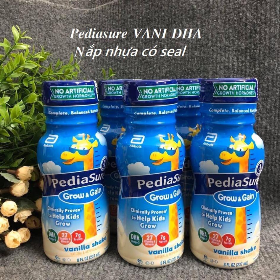 Sữa nước Vanilla Pediasure Grow & Gain Optigro Vanilla Shake 237ml