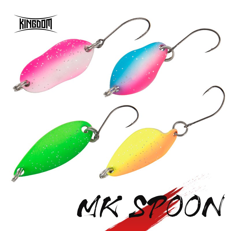 Mồi câu cá nhân tạo KINGDOM MK01 chất liệu kim loại cứng cáp
