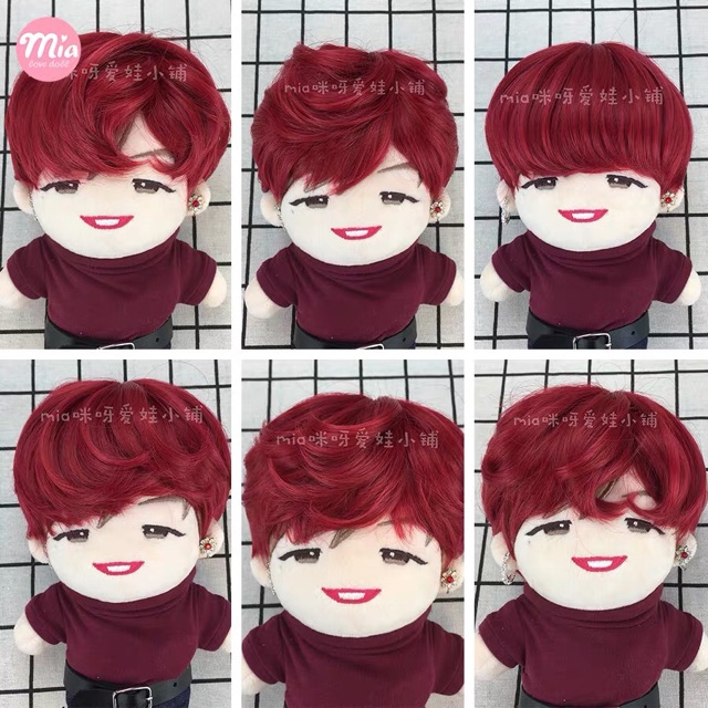 Tóc giả cho doll 20cm