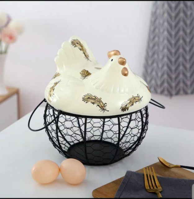 (ORDER) Giỏ gà đựng trứng dễ thương 02