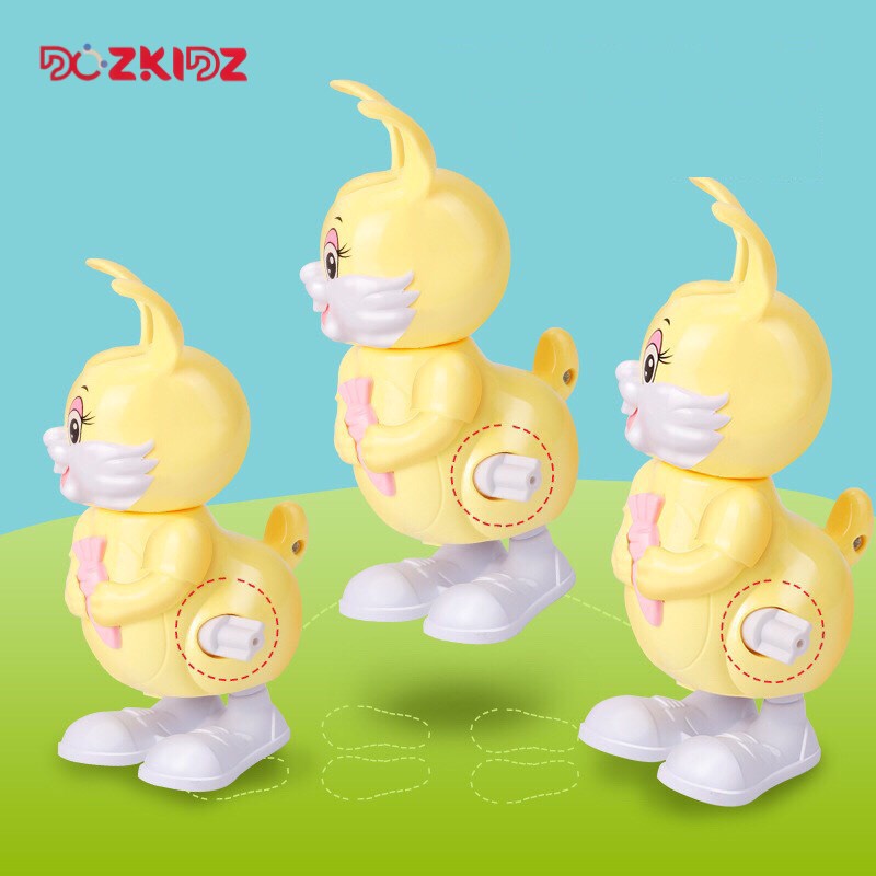 Đồ chơi con thỏ chạy cót ngộ nghĩnh cho trẻ từ 6 tháng tuổi trở lên – Dozkidz