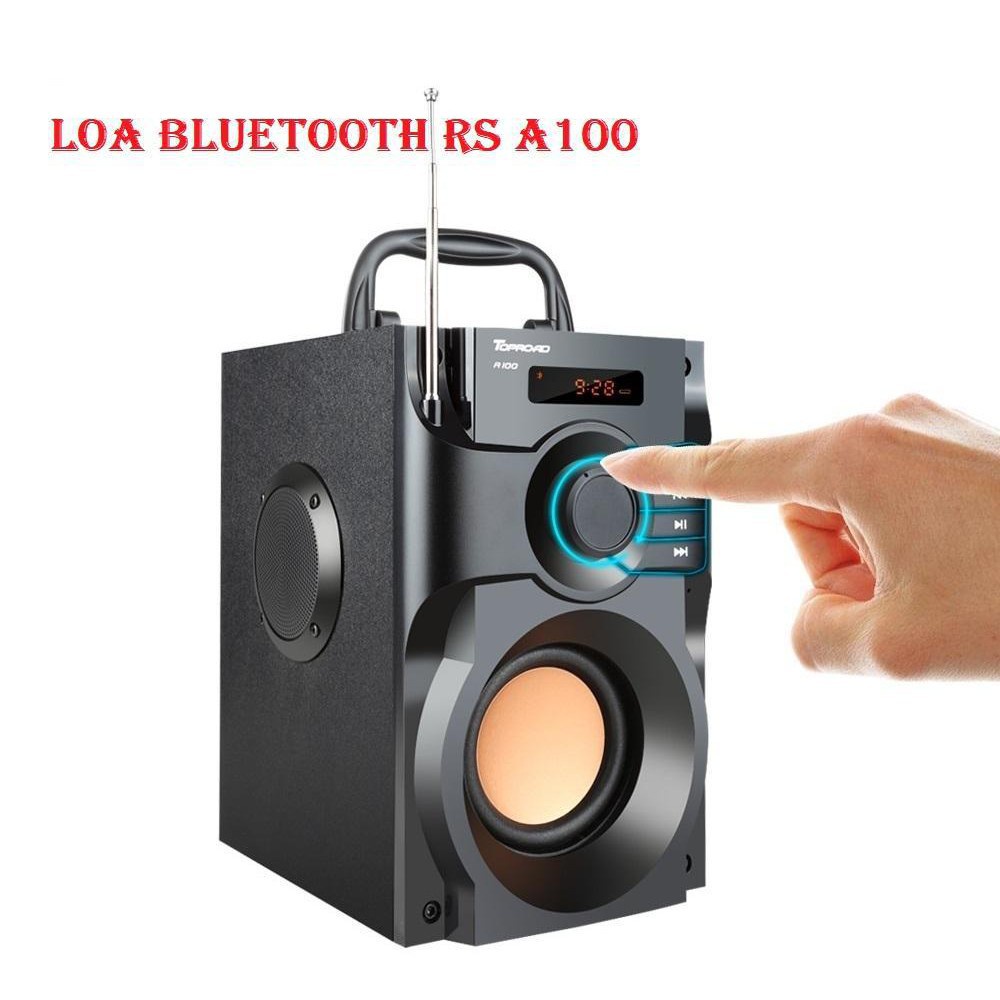 Loa nghe nhạc,Loa Bluetooth Công Suất Lớn vi tính RS A100 1 Bass + 2 Treble Cao Cấp Âm Thanh Sống Động BH Uy Tín 1 Đổi 1