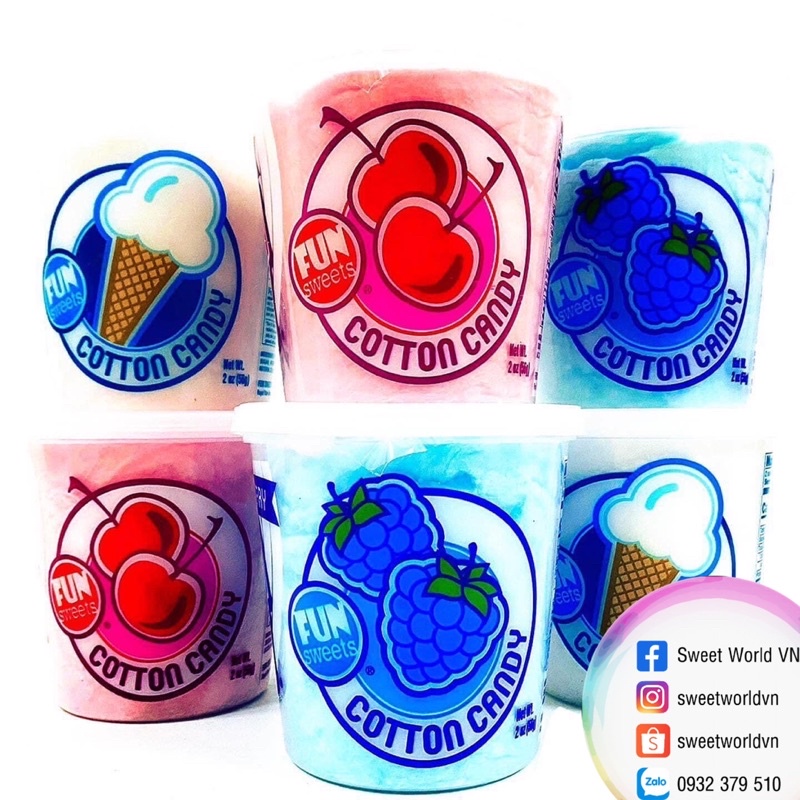 Kẹo bông gòn Parade / Fun Sweets (57g) - Mỹ