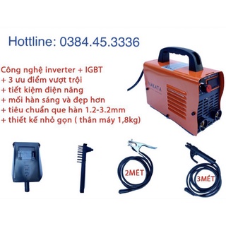 Máy hàn điện tử 250a, bảo hành 12 tháng, dòng máy mini nhỏ cực khỏe