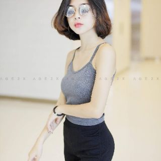 Quần legging lưng liền đen trơn AGE2X