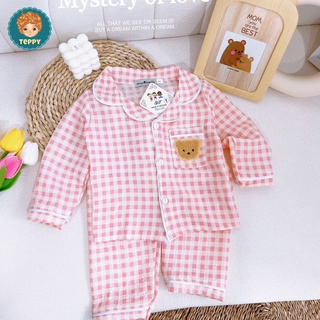 Đồ bộ mặc nhà cho bé pijama gấu