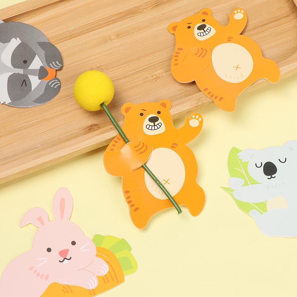 CHOOKEY 50 Thiệp Kẹo Mút Hình Gấu Koala Thỏ Phục Sinh