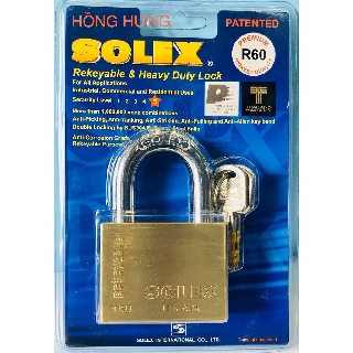 KHÓA SOLEX R60 THAU CHÌA VUÔNG 60mm