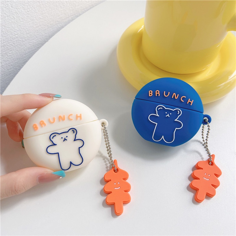 3D Soft Silicone Protection Case For Lenovo LP 40 Wireless Bluetooth  Headset Cover for Lenovo LP40 Cute Cartoon Earphone cases