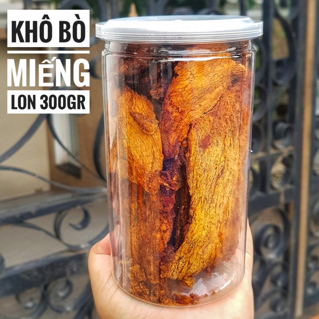 Khô Bò Miếng - Lon 300gr