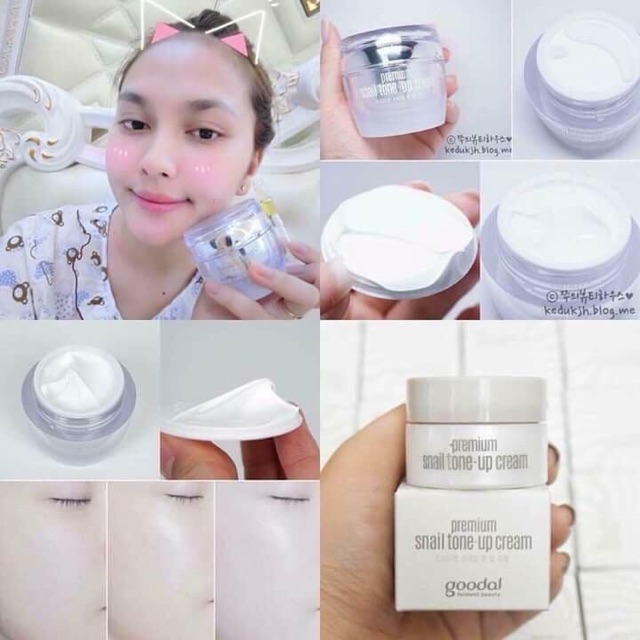 Kem dưỡng trắng Ốc Sên Goodal Premium Snail Tone Up Cream mini