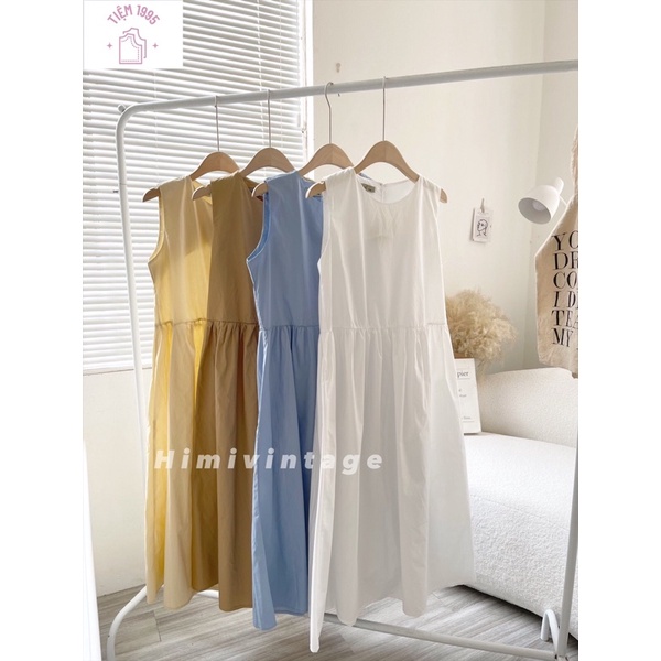 Váy thô sát nách basic style Korea