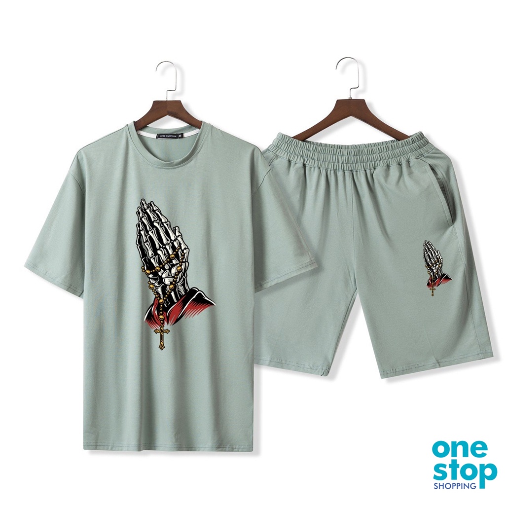 Đồ bộ nam nữ áo form rộng tay lỡ B04 thời trang unisex one shop