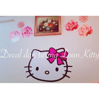 La La Shop: Decal HelloKitty cắt lẻ ra từng hình để dán khách nha