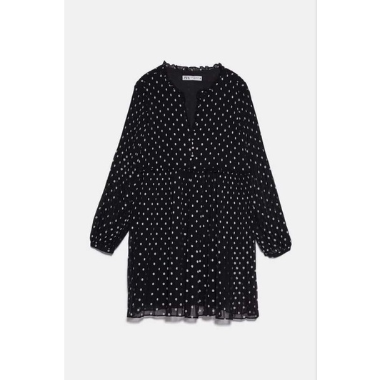 Pass đầm babydoll zara au.th size xs chấm bi