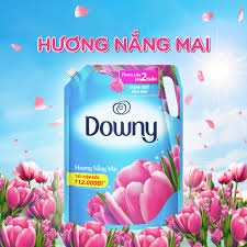 Nước xả vải Downy kháng khuẩn hương nắng mai túi 3.5L