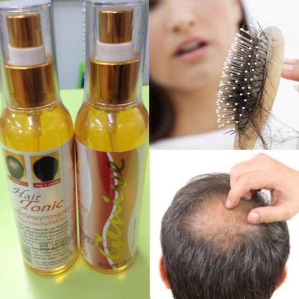 Chai Xịt Kích Thích Mọc Tóc Cho Nam GENIVE Hair Tonic 120ml - Thái Lan