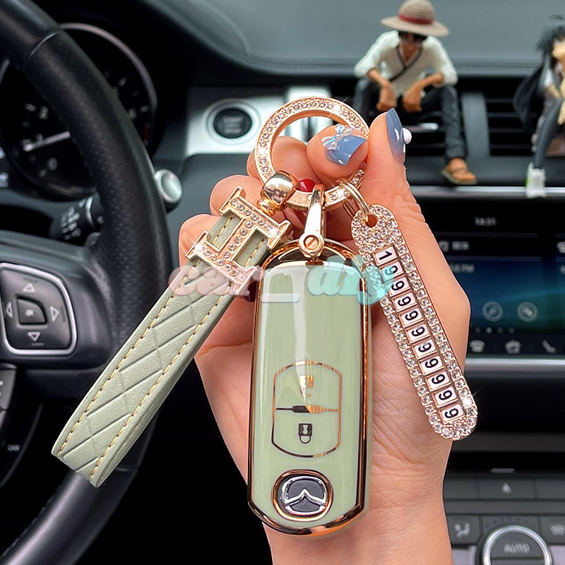 Vỏ Chìa Khóa Điều Khiển Từ Xa Cho Mazda 2 3 6 BL BM GJ Atenza Axela Demio CX-5 CX7 CX9 CX3 CX-3 CX5 MX5 KE Kfless