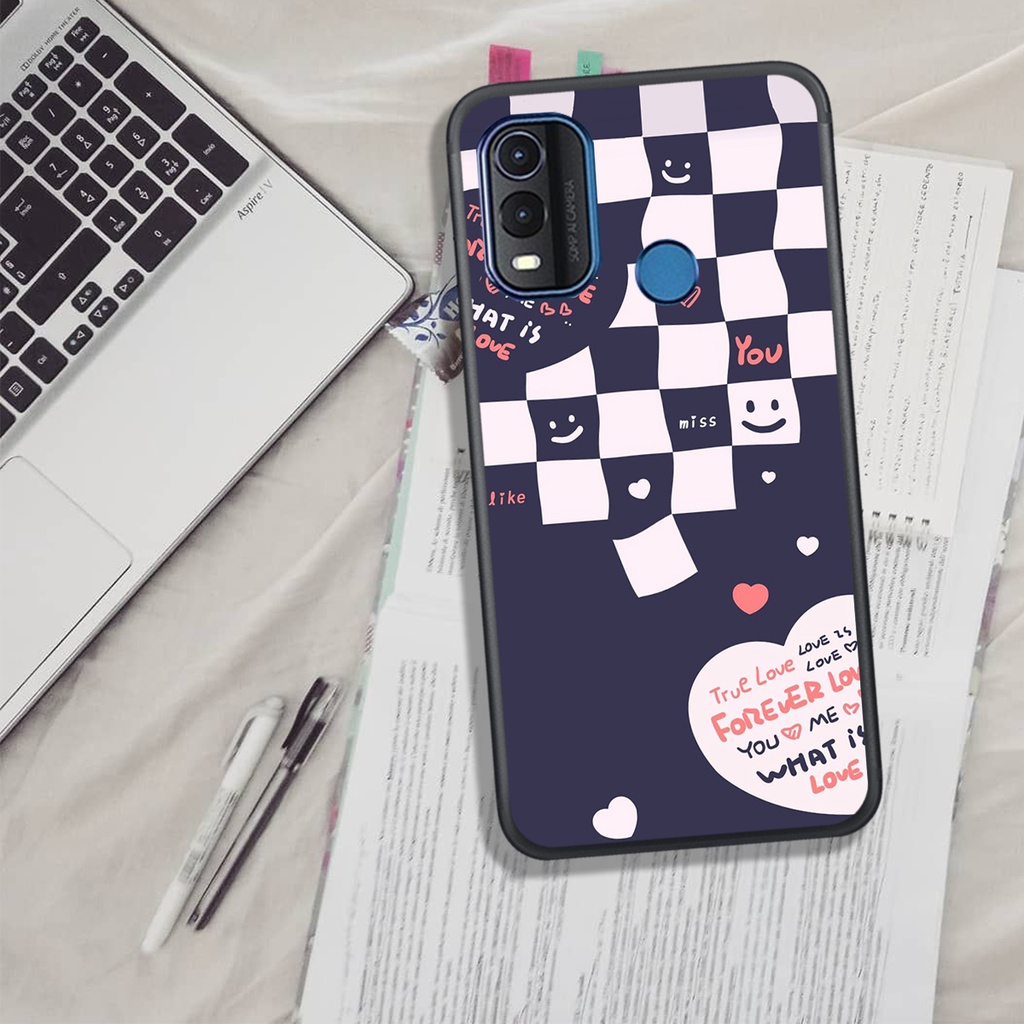 Ốp Lưng Nokia Pixel 6 - Pixel 6A - G11 -G21 - C21 Plus, In Hình Heart Black.