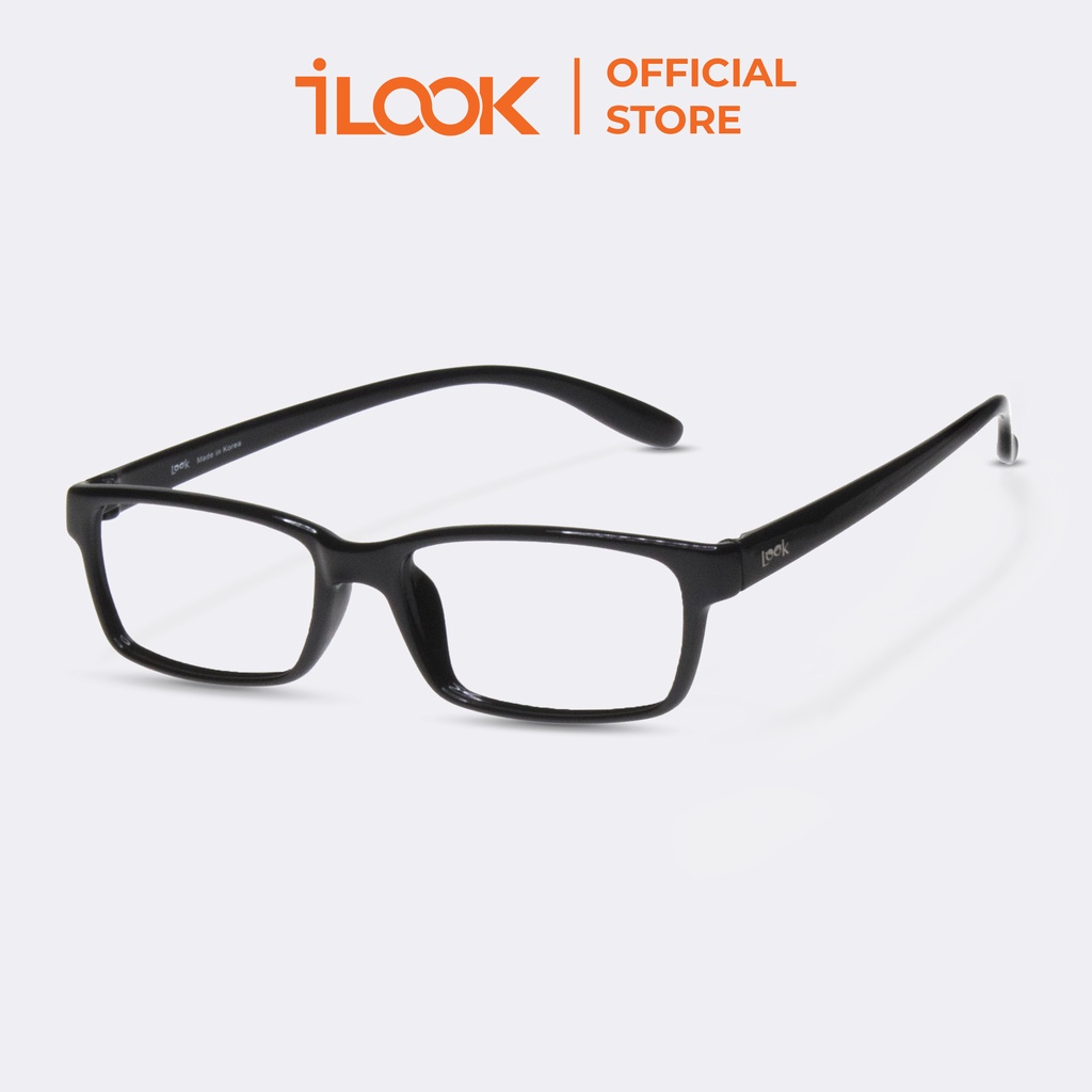 Gọng Kính Cận nam nữ Vuông iLOOK Chất Liệu Nhựa Dẻo bền khó gãy LK835VUONG