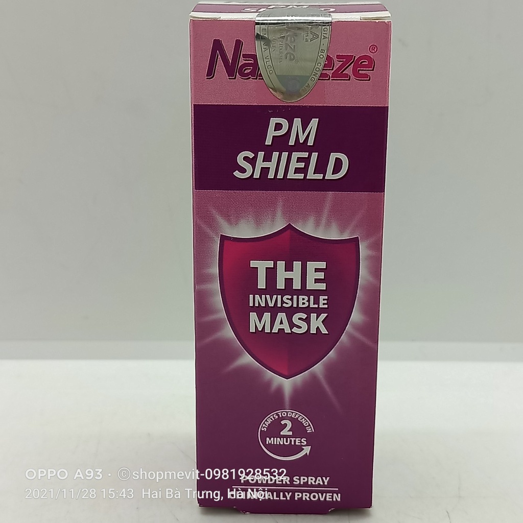 Bột xịt mũi Nasaleze PM Shield